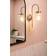Globen Lighting Juni Clear/Steel Wall light