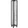Carryhome Virtine Black Glass Cabinet 33x189cm