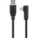 MicroConnect 3.2 (gen.1) USB A - Angled USB C M-M 3m