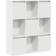 vidaXL 89 x 24 x 101.5 cm Konstrueret Træ Hvid Bogreol