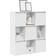 vidaXL 89 x 24 x 101.5 cm Konstrueret Træ Hvid Bogreol