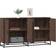 vidaXL Engineered Wood Brown Oak Sideboard 134x76cm