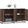 vidaXL Engineered Wood Brown Oak Skænk 134x76cm