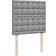 vidaXL Ramsäng Med Madrass Ljusgrå 80x200 cm Kontinentalsäng