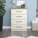 August Grove Feya 4 Drawer Ivory Chest of Drawer 69.6x94.6cm
