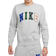 Nike Club Men's Crew - Dark Grey Heather/White
