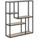 Act Nordic Seaford Natural Paper Sonoma Oak/Black Væghylde 75cm