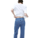 H&M Wide High Jeans - Blau