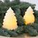 LED Flashing Flame Effect White Juletræslys 1 Pærer