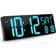 Beyond Time Digitalt LED Wi-Fi Ice Blue Vægur 42cm