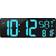 Beyond Time Digitalt LED Wi-Fi Ice Blue Vægur 42cm