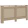 vidaXL Copertura Per Radiatore 152x19x81 cm MDF Marrone
