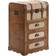 Home ESPRIT Alpino Brown/Beige Chest of Drawer 45x71.5cm