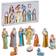 BigBuy Home Nativity Scene/Bethlehem Multicolored Decoration 12cm 10pcs