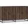 vidaXL Engineered Wood Brown Oak Sideboard 134x76cm