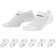 Nike Little Kid's Dri-FIT Performance Basics No-Show Socks 6-pack - White (UN0017-001)