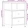 vidaXL 857261 Artisan Oak Bedside Table 35.5x34cm 2pcs