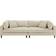 Wade Logan Assel Beige Sofa 116" 3 Seater