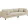 Wade Logan Assel Beige Sofa 116" 3 Seater
