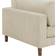 Wade Logan Assel Beige Sofa 116" 3 Seater