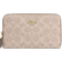 Coach Medium Id Zip Wallet In Signature Canvas - Gold/Sand/Chalk