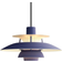 Louis Poulsen PH 5 Dusty Indigo Pendant Lamp 50cm