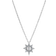Pandora North Star Pendant Necklace - Silver/Transparent