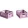 Hay Colour Crate Mini Dusty Rose Oppbevaringskurv 2st