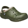 Crocs Kid's Baya Lined Clog - Army Green