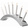 Bsweden Julius Gray Adventsljusstake 56cm