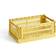 Hay Colour Crate S Dusty Yellow Boîte de rangement