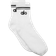 Alo Unisex Half-Crew Throwback Sock - White/Black