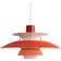Louis Poulsen Suspension PH 5 Red Pendant Lamp ∅ 50cm