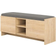 Alexandra House Living 2 Doors Brown/Gray Skoställ 125x42cm