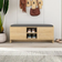 Alexandra House Living 2 Doors Brown/Gray Skoställ 125x42cm