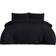 Smart Living Super Soft & Reversible Waffle Duvet Cover Black (200x200cm)