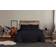 Smart Living Super Soft & Reversible Waffle Duvet Cover Black (200x200cm)