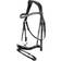 Br Anatomically Shaped Bridles Equitation Bolton Black/White