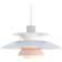 Louis Poulsen PH 5 Pastel Oyster Gray/Blue/Pink Pendant Lamp 50cm