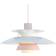 Louis Poulsen PH 5 Pastel Oyster Gray/Blue/Pink Pendant Lamp ∅ 50cm