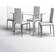 Wade Logan Fernandes Transparent/White Dining Set 27.6x43.3" 5pcs