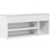 vidaXL Skobänk Vit 102 x 30,5 x 45 cm Skoställ