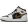 Nike Air Jordan 1 Mid GS - White/Multi-Color/Black