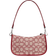 Coach Swinger Bag 20 In Signature Jacquard - Silver/Ruby Ivory