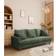 Ebern Designs Hillburn Green Sofa 87" 3 Seater