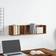 vidaXL Wall-Mounted CD Old Wood Wall Shelf 75cm