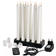 Duni Tapered White LED-ljus 27.8cm 10st