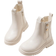 Shein Children Short Boots Fashion Shoes Girls Boots Anti-Slip Ankle Boots Beige Girls Boots