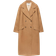 Stradivarius Oversize Soft Touch Coat - Tan