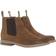 Barbour Men's Farsley Chelsea Boots in Natural, 11, Leather/Cotton/Rubber Charlies